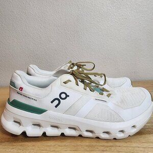 On Running Cloudrift Shoes Womens Size 10.5 White Green CloudTec 3WE10132404